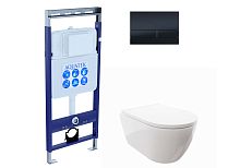 Комплект: Унитаз, Инсталляция, Кнопка смыва Aquatek Поларис SET AQUATEK ПОЛАРИС-055