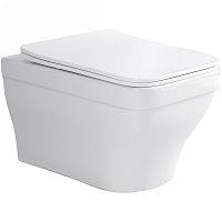 Унитаз подвесной Aquatek AQ1163-00 Амадео 52х37 см, безободковый, белый