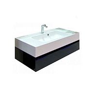 Тумба под раковину Акватон Ричмонд 100 1A182501RD950 черная, 100х17х49