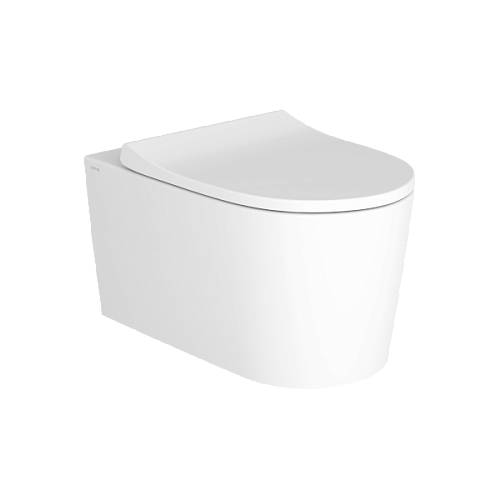 Чаша унитаза Vitra 7870B403-0075 Nest Qflush подвесного 36х56 см, безободковый, белый Чаша унитаза Vitra 7870B403-0075 Nest Qflush подвесного 36х56 см, безободковый, белый