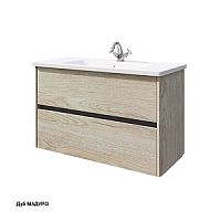 Тумба Caprigo 34717-Дуб Мадуро SEATTLE под раковину 100х45 см, Дуб Мадуро