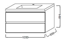 Тумба под раковину Jacob Delafon Sobro EB1271RU-E12