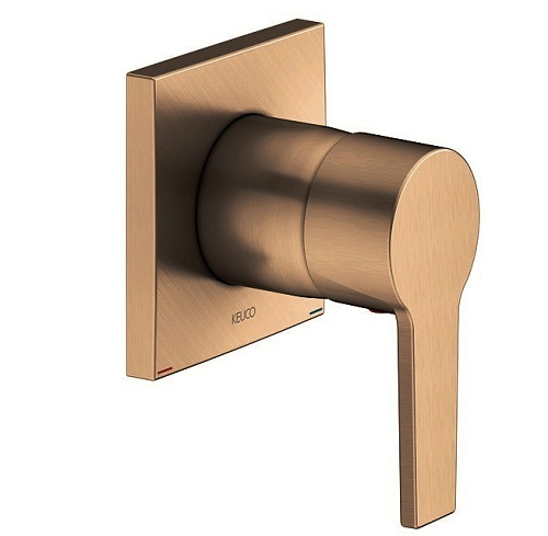 Смеситель Keuco 51151030002 Edition 11 встраиваемый, однорычажный DN 15, бронза шлифованная Смеситель Keuco 51151030002 Edition 11 встраиваемый, однорычажный DN 15, бронза шлифованная