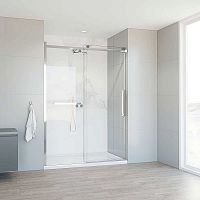 Душевая дверь Vincea VDS-1CS150CL Como Soft, 150х195 см, профиль хром/стекло прозрачное