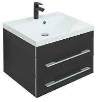 Тумба с раковиной Aquanet 00287644 Верона, 58х48 см, черная Тумба с раковиной Aquanet 00287644 Верона, 58х48 см, черная