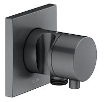 Переключатель Keuco 59556131202 IXMO на 2 потребителя, встраиваемый DN 15, хром черный шлифованный