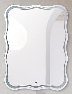 Зеркало BelBagno SPC-OND-600-800-LED-TCH с встроенным светильником и сенсорным выключателем , 12W, 220-240V, 600x30x800