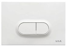 Клавиша смыва Vitra 740-0500 Loop, двойной смыв, GWHITE (глянцевый белый)