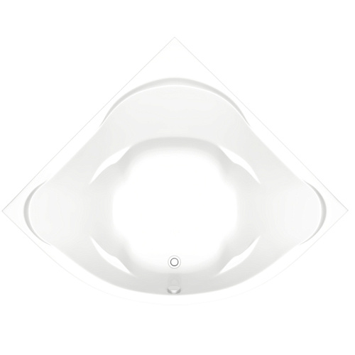 Ванна акриловая BAS В 00029 Ривьера без гидромассажа 161х161 см, белая Ванна акриловая BAS В 00029 Ривьера без гидромассажа 161х161 см, белая