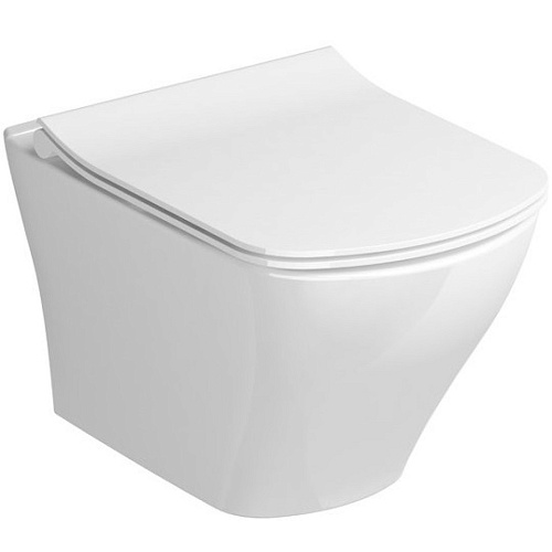 Унитаз подвесной Ravak X01671 Classic RimOFF (безободковый), белый Унитаз подвесной Ravak X01671 Classic RimOFF (безободковый), белый