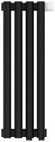 Радиатор Сунержа 31-0321-5004 Эстет-0 отопительный н/ж EU50 правый 500х180 мм/ 4 секции, матовый черный