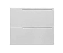 Тумба Эстет ФР-00007073 Kare Luxe с раковиной 70х45 см, подвесная, 2 ящика, белая