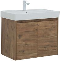 Тумба с раковиной Aquanet 00302528 Nova Lite, 76х46 см, темное дерево