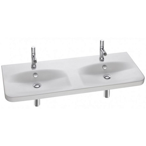 Раковина 120х46 двойная Jacob Delafon Replay E4488-00 снят с производства