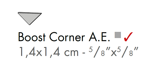 Декоративный элемент AtlasConcorde BOOST BoostWhiteCornerA.E. купить недорого в интернет-магазине Керамос