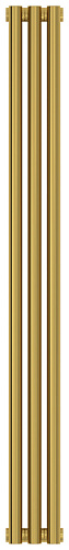 Радиатор Сунержа 03-0332-1203 Эстет-00 отопительный н/ж 1200х135 мм/ 3 секции, золото