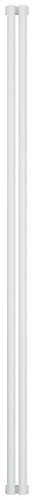 Радиатор Сунержа 30-0302-1802 Эстет-11 отопительный н/ж 1800х90 мм/ 2 секции, матовый белый