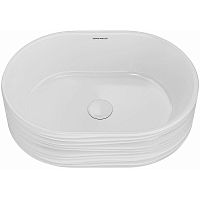 Раковина Kerama Marazzi SA.wb.50\WHT Artbasin Sabbia накладная 53х38 см, белый глянец Раковина Kerama Marazzi SA.wb.50\WHT Artbasin Sabbia накладная 53х38 см, белый глянец