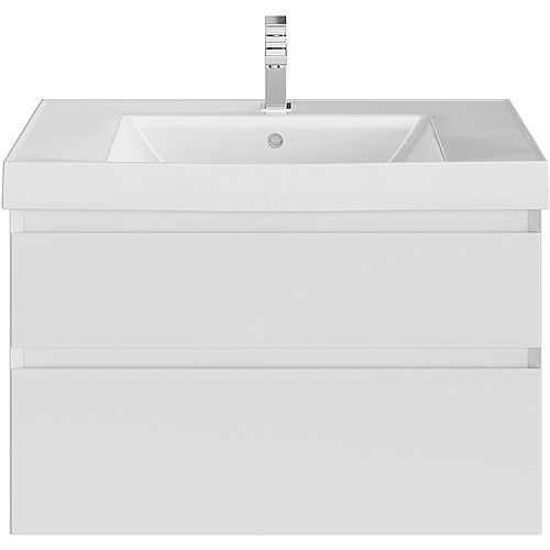 Тумба Kerama Marazzi CUB.80.2\WHT.M Cubo под раковину подвесная 80х47 см, белый матовый купить недорого в интернет-магазине Керамос