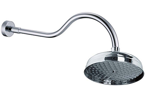 Верхний душ Boheme 415 Brillante встроенный, 20 см, хром