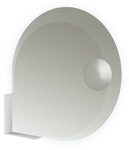 Полка металлическая Cezares 45013 для зеркала, 30х30 см, хром купить недорого в интернет-магазине Керамос