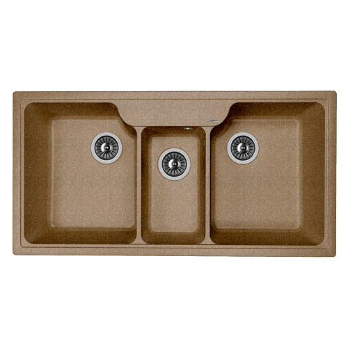 Мойка для кухни Florentina 20.445.H1000.105 Юлия 100х51 см, коричневая Мойка для кухни Florentina 20.445.H1000.105 Юлия 100х51 см, коричневая снят с производства