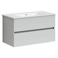 Тумба Sancos UR90W Urban под раковину 89х45 см, подвесная, белый глянец Тумба Sancos UR90W Urban под раковину 89х45 см, подвесная, белый глянец