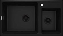 Мойка Deante ZQE_N20B Eridan кухонная гранитная 88x50 см, Nero (черный) Мойка Deante ZQE_N20B Eridan кухонная гранитная 88x50 см, Nero (черный)