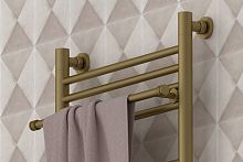 Полка Сунержа 032-2012-0370 прямая (L - 370 мм) н/ж для ДР Полка Сунержа, матовое золото