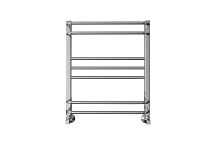 Полотенцесушитель водяной Aquatek AQ KRC0760CH Бетта П7 50х60 см, подключение нижнее/диагональное, хром