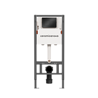 Инсталляция для унитаза, с клавишей Ceramica Nova Balance/Square CN121002MB Инсталляция для унитаза, с клавишей Ceramica Nova Balance/Square CN121002MB