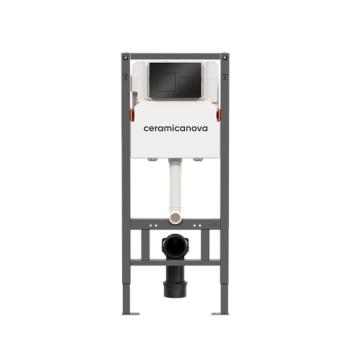 Инсталляция для унитаза, с клавишей Ceramica Nova Balance/Square CN121002MB Инсталляция для унитаза, с клавишей Ceramica Nova Balance/Square CN121002MB