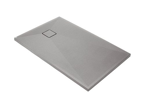 Душевой поддон Deante KQR_S46B Correo 100х80 см, серый Душевой поддон Deante KQR_S46B Correo 100х80 см, серый