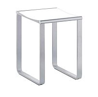 Табурет Keuco 14982170051 Plan для ванны, алюминий серебристый анодированный (E6 EV1)/белый (RAL 9010)