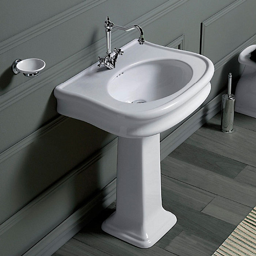 SIMAS LA03bi Lante Пьедестал для раковины LA10, 69,5х31см, цвет белый SIMAS LA03bi Lante Пьедестал для раковины LA10, 69,5х31см, цвет белый