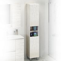 Шкаф-пенал Comforty 00004142368 Верона напольный 35х190 см, дуб белый