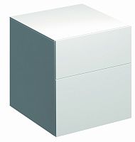 Шкафчик Geberit 500.504.01.1 Xeno2 боковой низкий 450х510х462 мм, белый глянец купить недорого в интернет-магазине Керамос