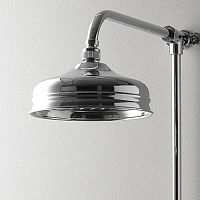 Devon&Devon MARK3182CR Верхний душ d=20 см с наружней трубой, для термостата MARM74  и ручного душа MARK618, цвет хром (со скл компплектом продаем!)