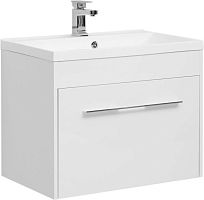 Тумба с раковиной Aquanet 00287693 Августа, 75х48 см, белая Тумба с раковиной Aquanet 00287693 Августа, 75х48 см, белая