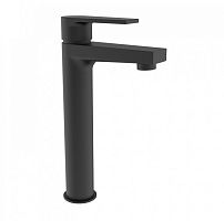Смеситель Creavit SR6500S Sharp для раковины, высокий, черный матовый