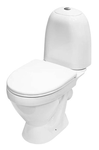 Унитаз-компакт Sanita VICSACC01090111 Виктория Эконом напольный 35х61 см, с сиденьем, белый Унитаз-компакт Sanita VICSACC01090111 Виктория Эконом напольный 35х61 см, с сиденьем, белый