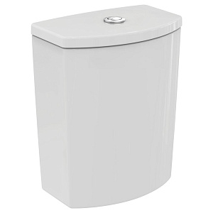 Бачок Ideal Standard E073901 Connect Air Curve для унитаза, нижняя подводка, двойной смыв 4.5/3 л, Euro White (евробелый)