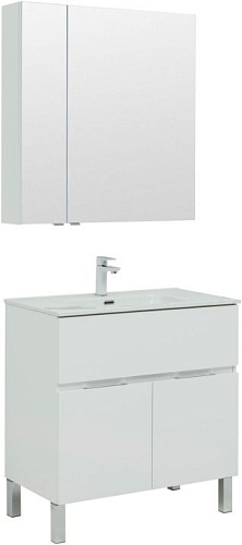 Комплект мебели Aquanet 00274213 Алвита New для ванной комнаты, белый купить недорого в интернет-магазине Керамос