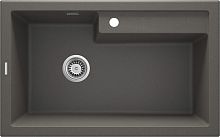Мойка Deante ZQE_T10B Eridan кухонная гранитная 80x50 см, антрацит металлик