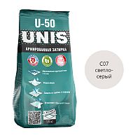 Цементная затирка UNIS U-50 светло-серый С07, 1,5 кг