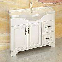 Тумба Comforty 00-00003132627 Севилья напольная 105х52 см, с раковиной Т-9315, слоновая кость