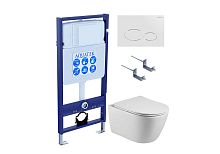 Комплект: Унитаз, Инсталляция, Кнопка смыва Aquatek БЕТТА SET AQUATEK БЕТТА-071 4в1