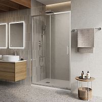 Душевая дверь в нишу BelBagno LUCE LUCE-BF-1-110-C-Cr Душевая дверь в нишу BelBagno LUCE LUCE-BF-1-110-C-Cr