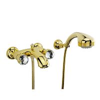 Смеситель Migliore 18505 Axo Swarovski для ванны внешний, золото