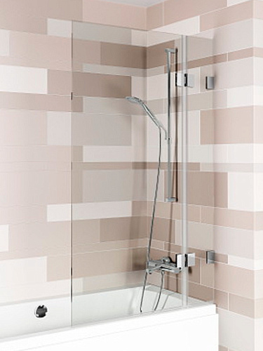 Шторка Riho G001153120 Scandic для ванны VZ NXT X109V 90x150 см L, хром